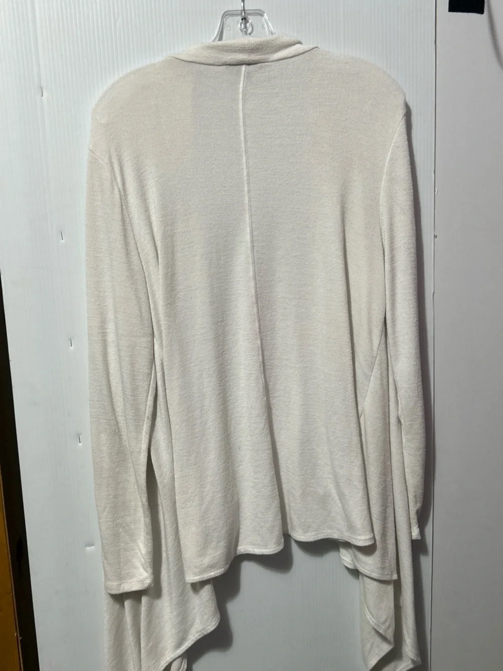 Banana Republic Cream Open-Front Cardigan